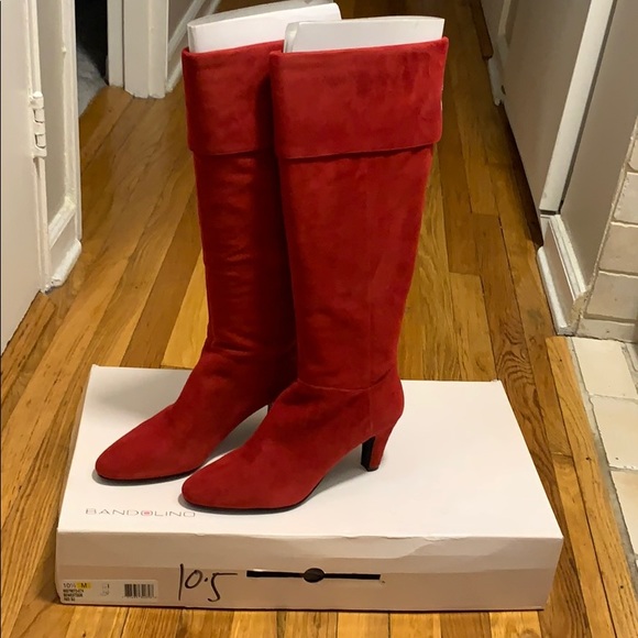 Bandolino Shoes - 🆕 Bandolino Red Knee High Boots